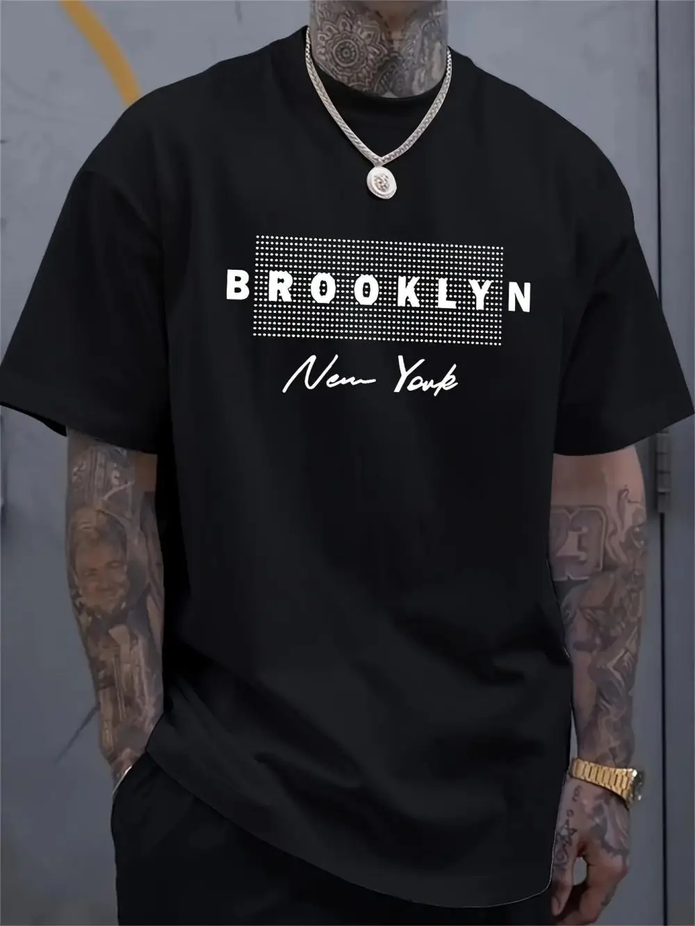 Street Fashion Of New York - Мужская футболка с принтом «Нью-Йорк», летняя