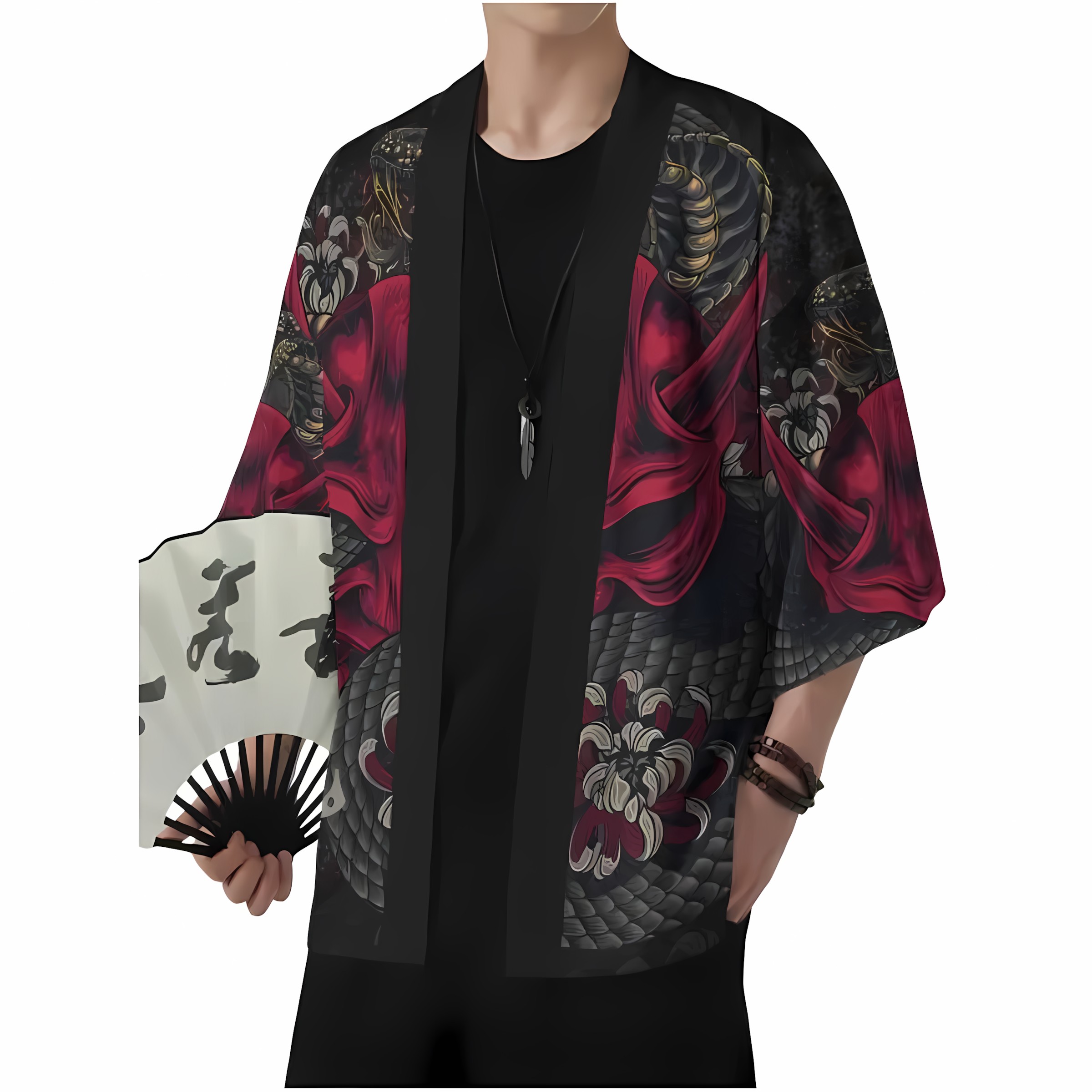 Street Fashion Kimono - Новое мужское кимоно 2026 года с