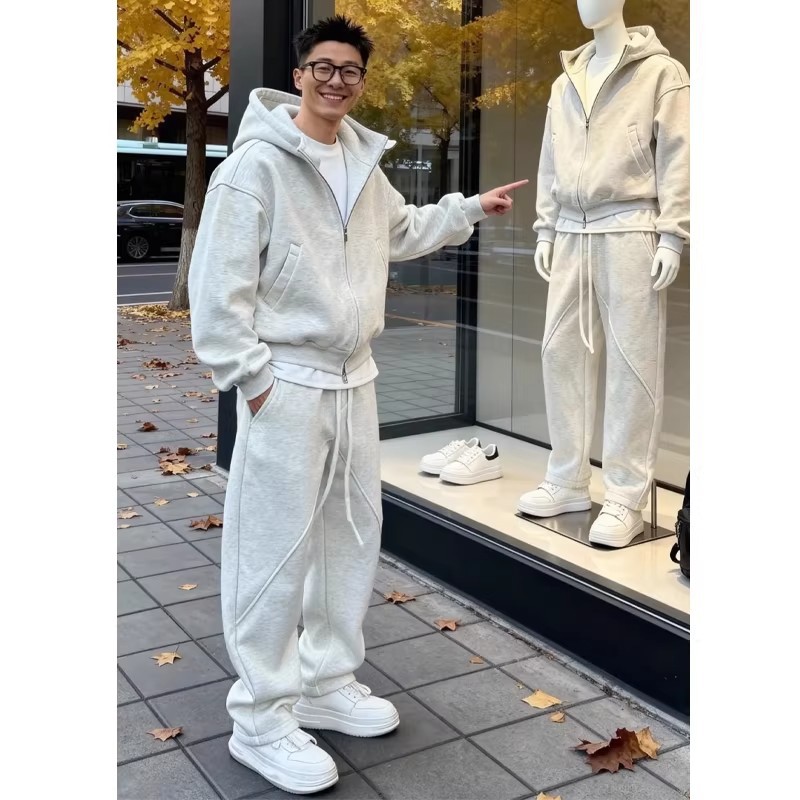 Street Fashion For Man - Мужской повседневный спортивный костюм-двойка для уличной