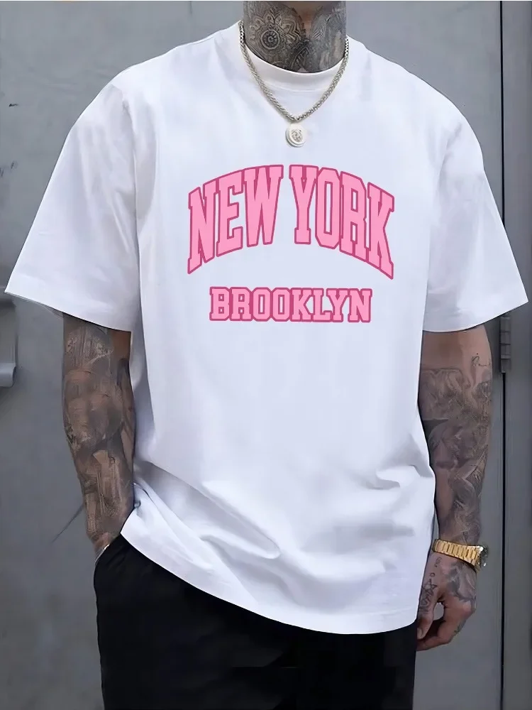 Мужская летняя хлопковая футбо – обзор и цена Street Fashion Of New York