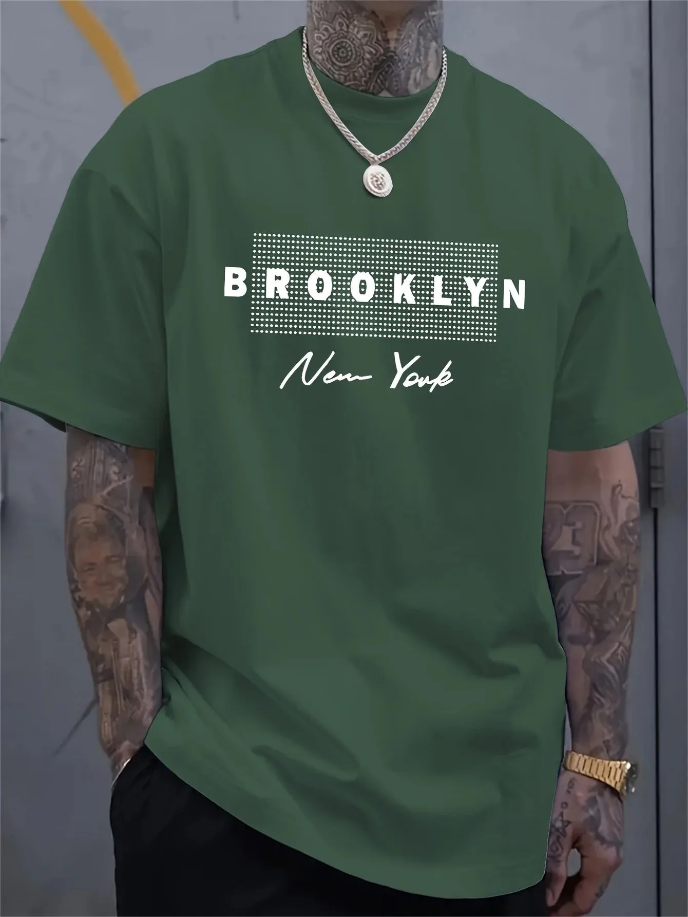 Мужская футболка с принтом «Нь – обзор и цена Street Fashion Of New York