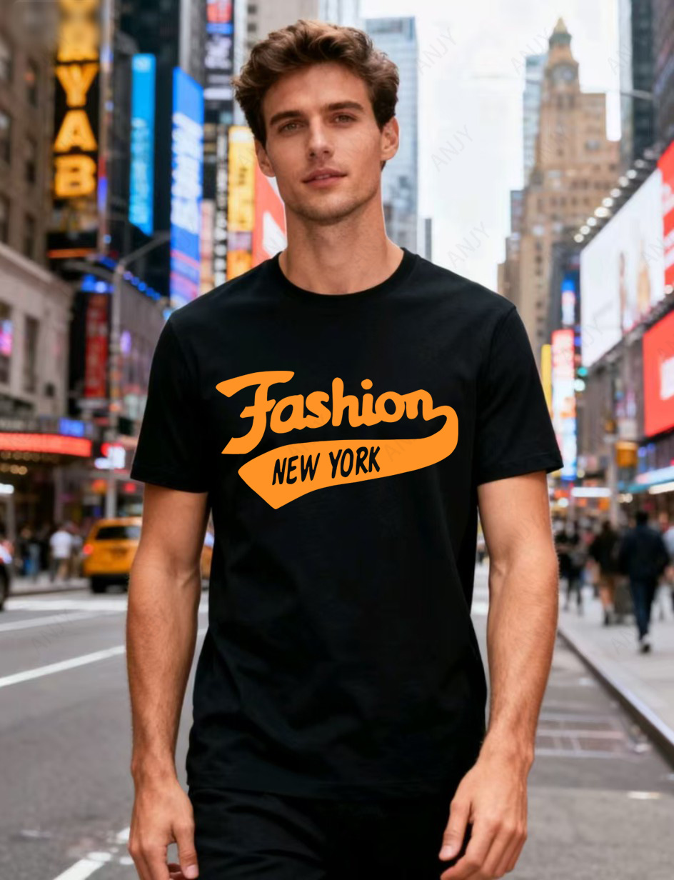 Футболка с принтом в стиле New – обзор и цена Street Fashion Of New York