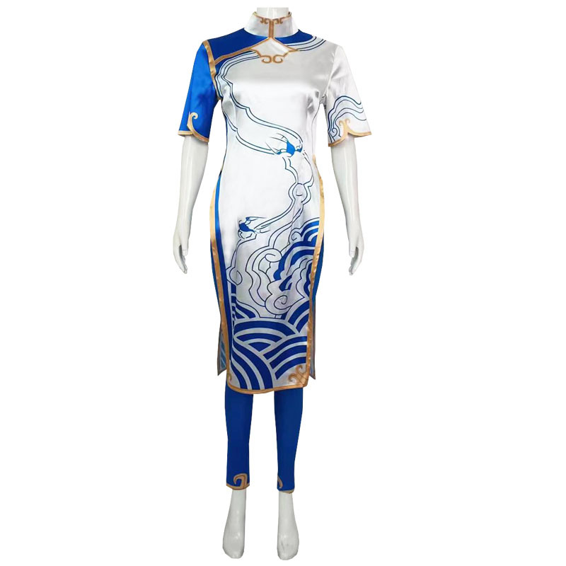 Костюм игры Chun-Li, уличный к – обзор и цена Street Fashion Dress